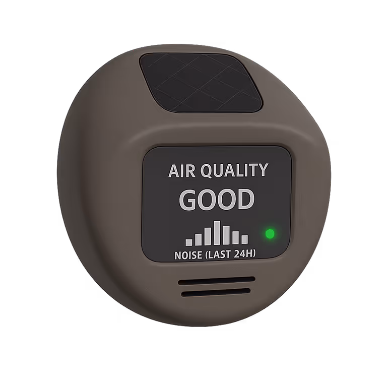Solar-powered environmental sensor developed by Insyght