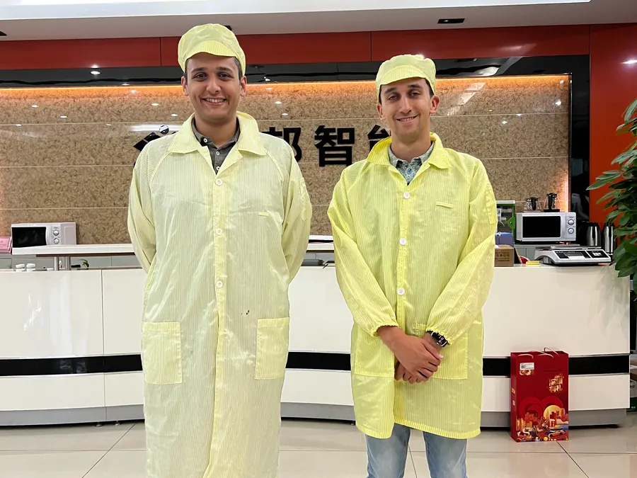 On a supplier trip in China with Koos