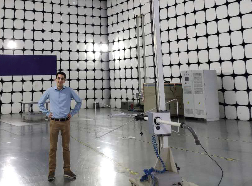 EMC testing chamber