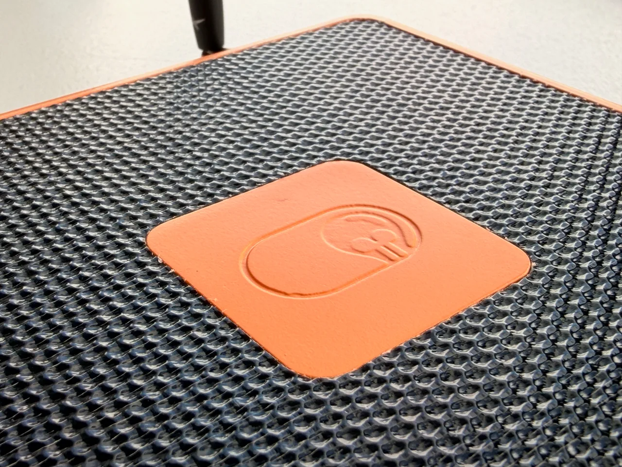 Close-up of the CAS Solar panel and Insyght mark